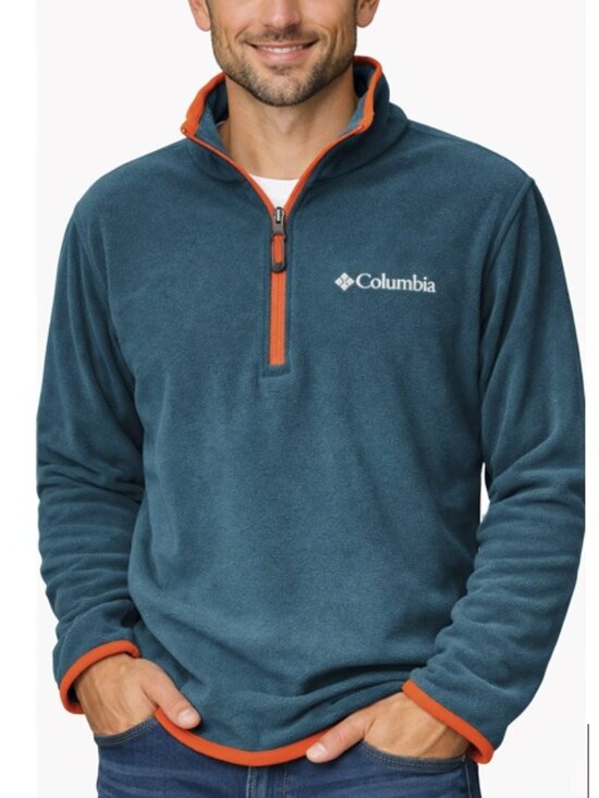 Columbia Other - Columbia Sportswear Quarter Zip Lightweight Long Sleeve Fleece Pullover